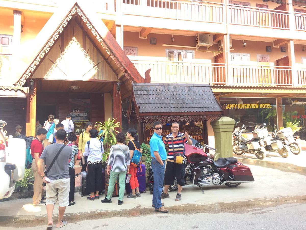 Happy River View Hotel Vang Vieng Exterior photo